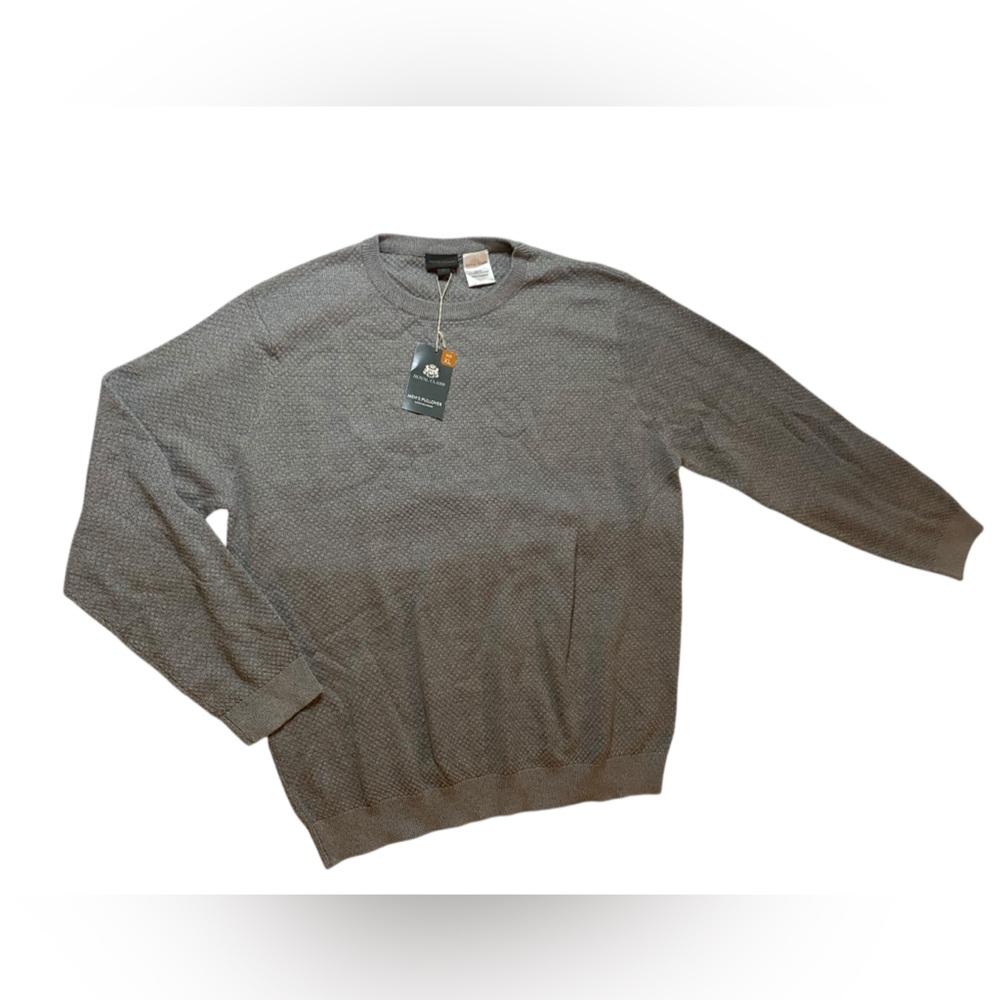 Royal Class Gray Sweater NWT